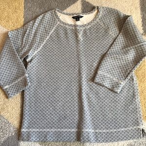 Women’s Quilted Sweater Light Gray